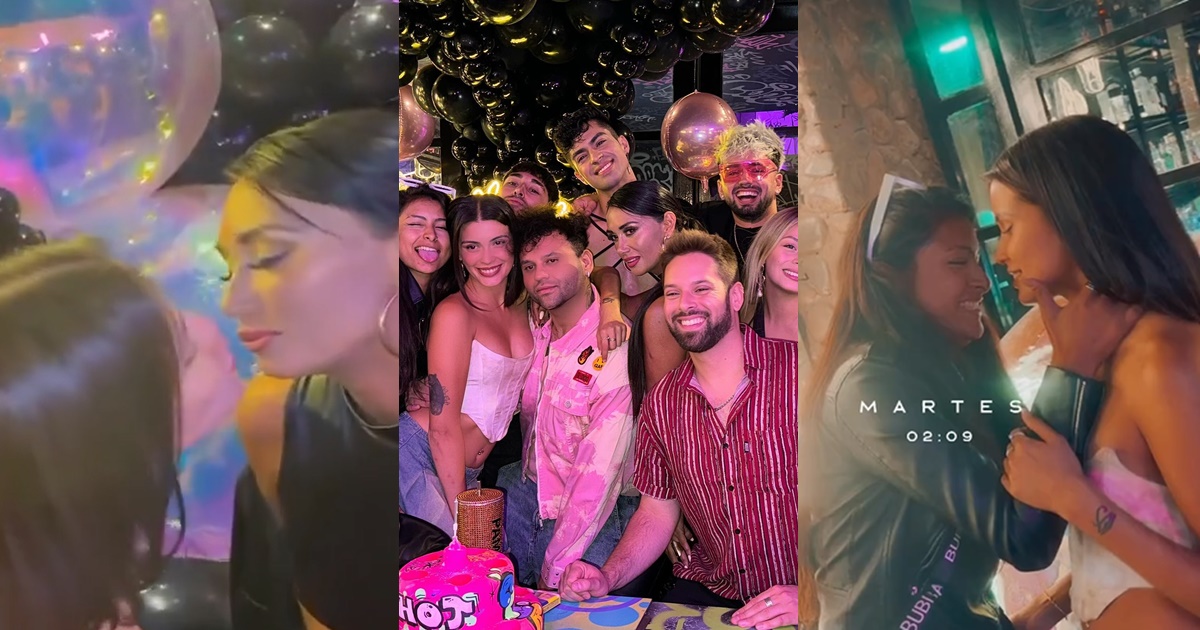Constanza Capelli terminó a los besos hasta con Pamela Díaz en su cumpleaños: publicaron videos
