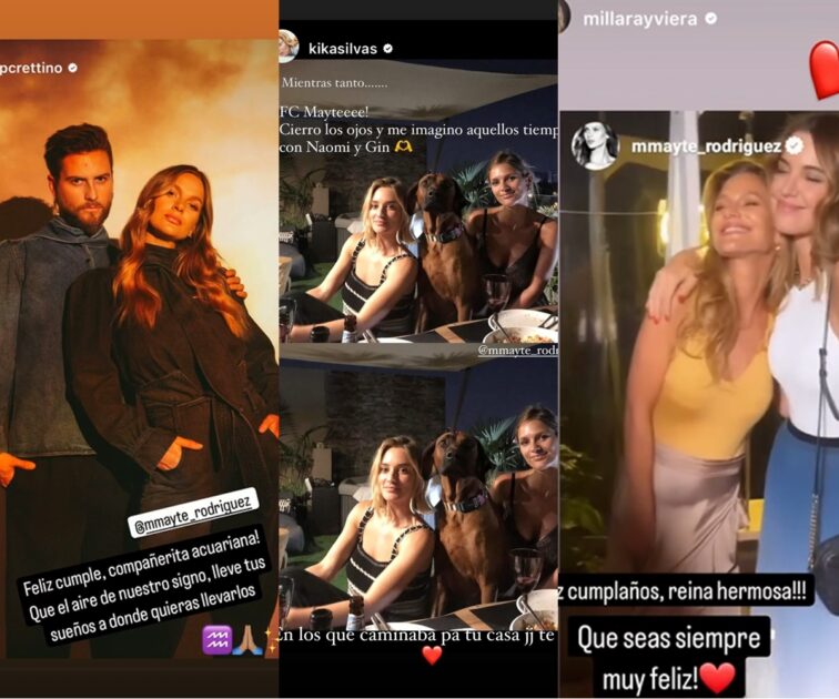 Mayte Rodríguez recibió adorables saludos en su cumpleaños: famosos le dedicaron mensajes en redes