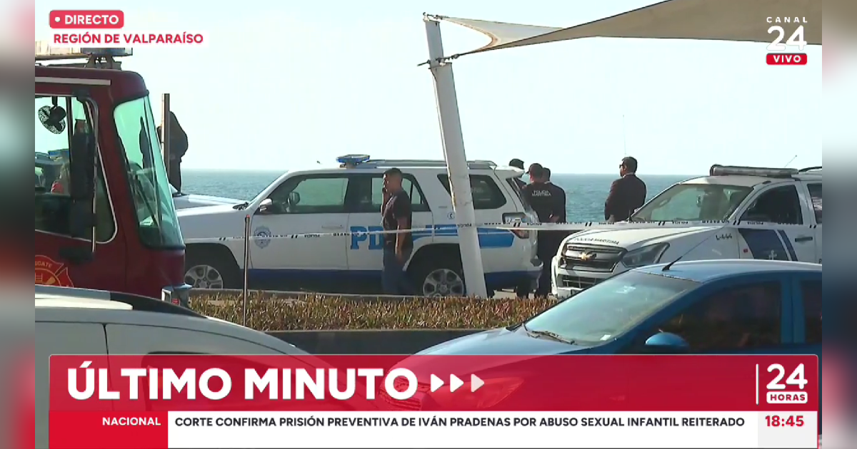 Familia de Anahí Espíndola llega hasta roqueríos en Viña del Mar donde fue hallado cuerpo sin vida