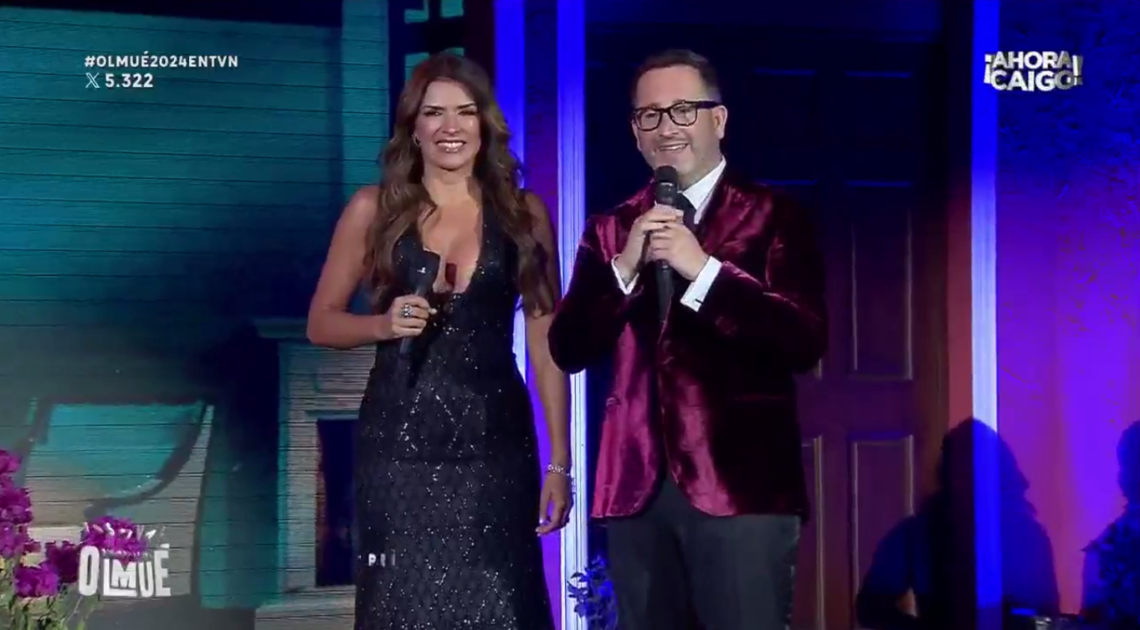Ivette Vergara deslumbró con vestido "sirena" en segunda noche del Festival de Olmué 2024