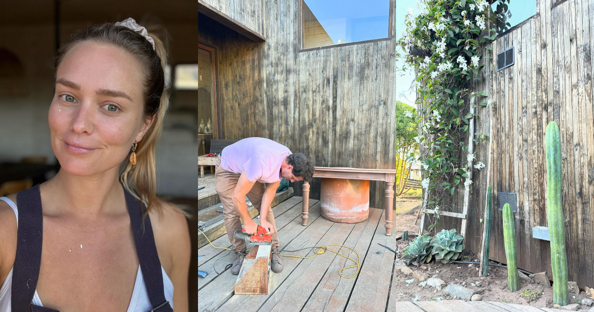 Kika Silva arrancó el año remodelando casa que comparte con Gonzalo Valenzuela en Maitencillo