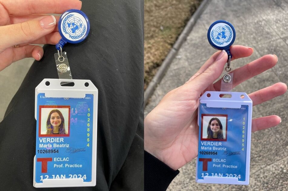 María Verdier hizo su pasantía en la ONU