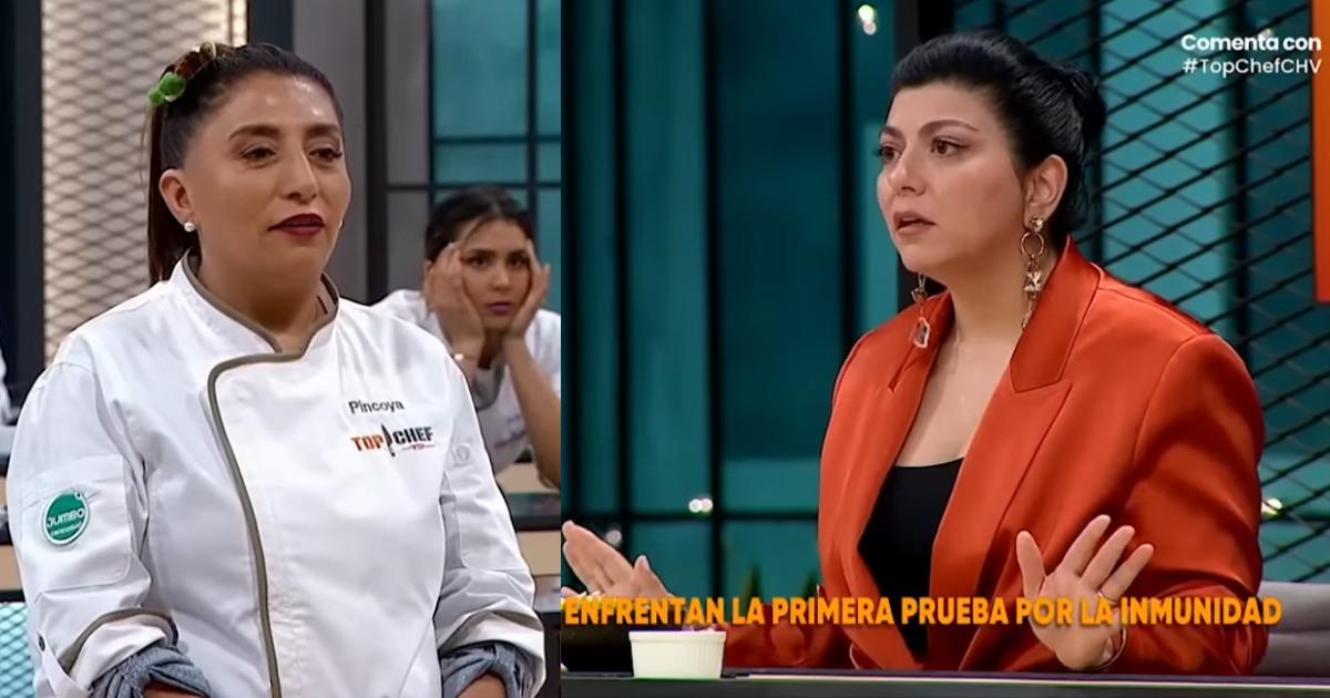 "¿Usted quiere ganar este programa?": Pincoya tuvo nuevo cruce con Fernanda Fuentes en Top Chef Vip