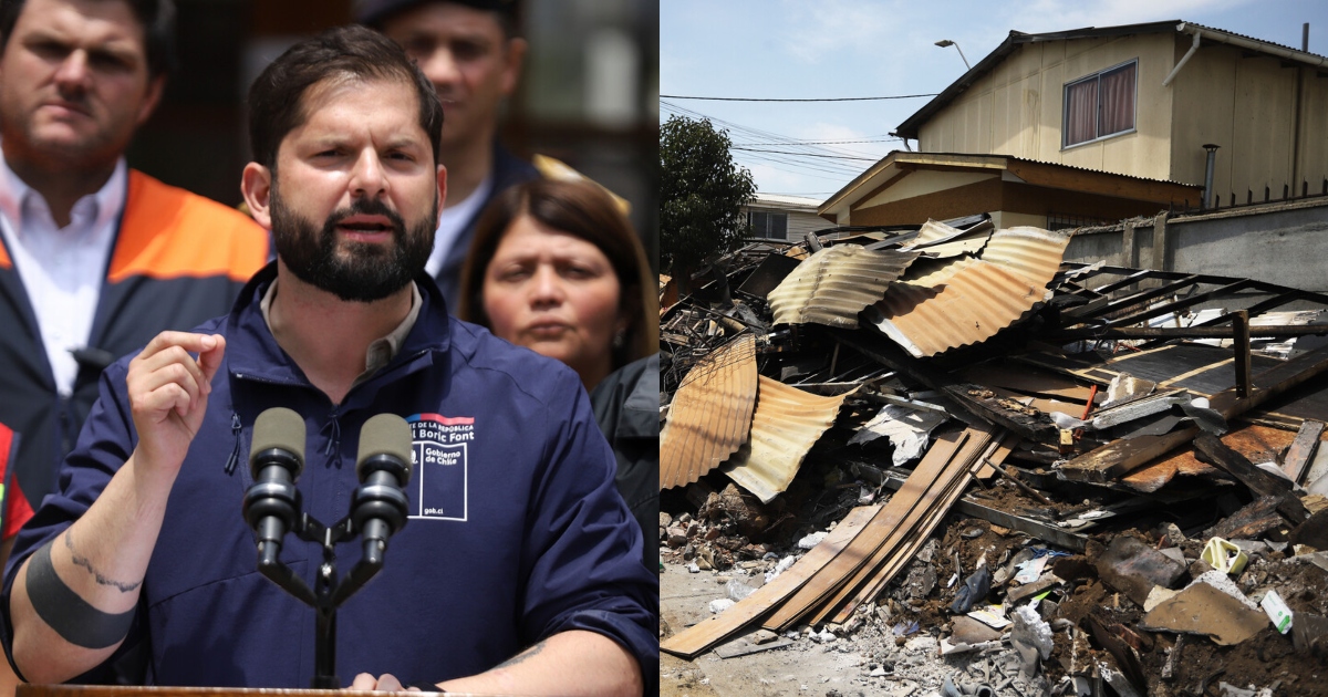 Presidente Boric activa Fondo Nacional de Reconstrucción tras incendios: ¿en qué consiste?