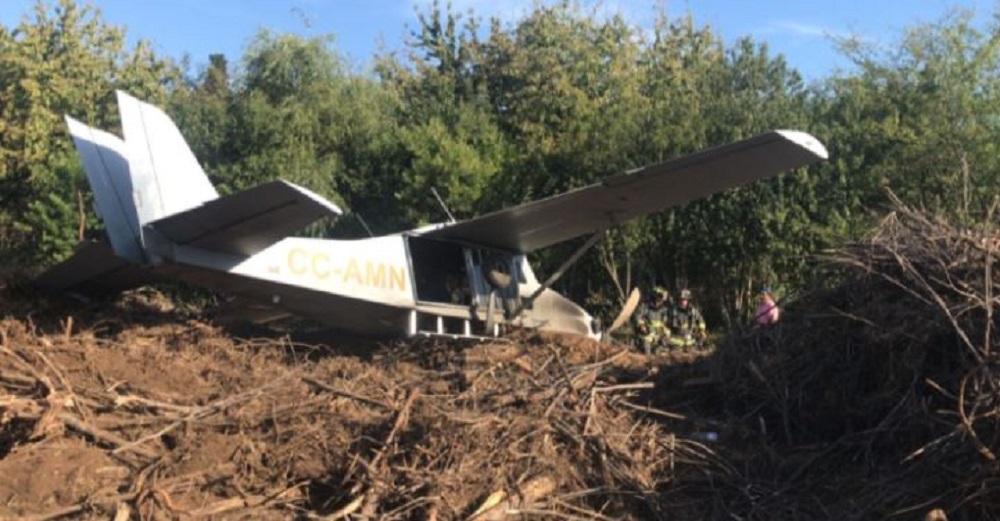 Avioneta capotó en aeródromo de Villarrica: no hubo lesionados