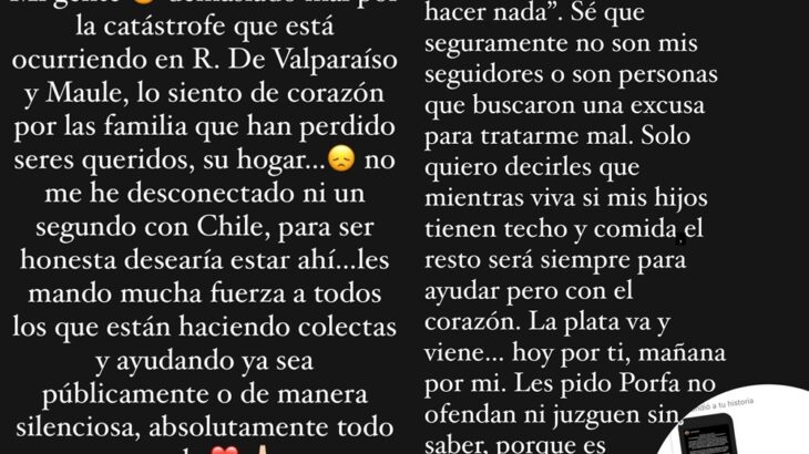 Coté López alzó la voz tras críticas por viajar previo a incendios en Valparaíso: "Es agotador"