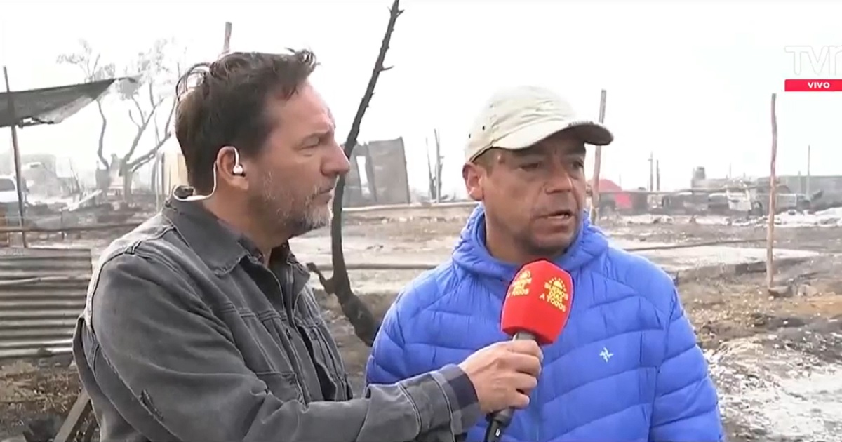 Daniel Fuenzalida reforzó el matinal de TVN, en cobertura por incendios forestales