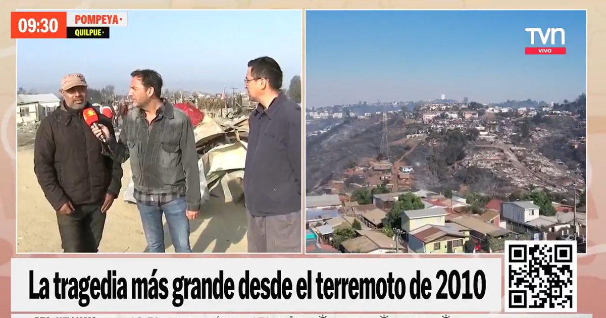 Dabiel Fuenzalida recibió especial mensaje damnificado por incendios