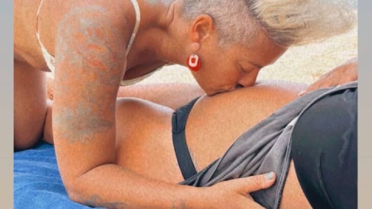 esposa de María Jimena Pereyra mostró su avanzado embarazo