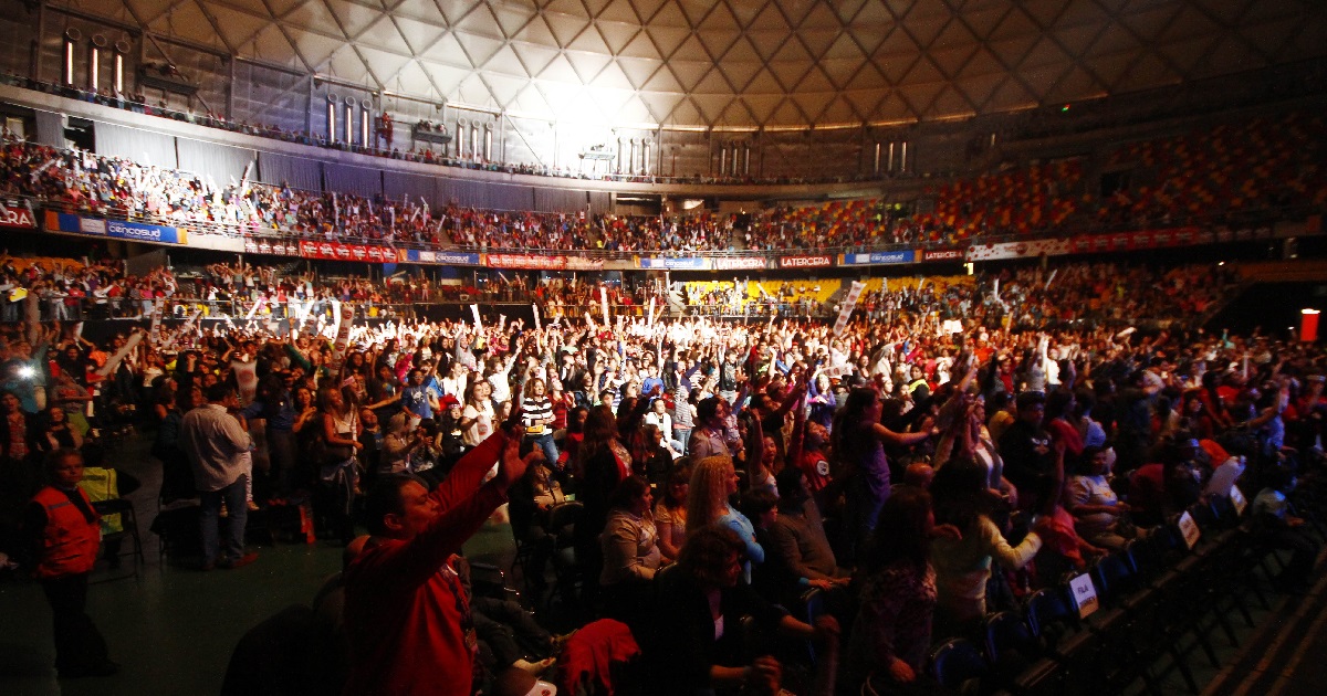 evento Juntos Chile se levanta Movistar Arena