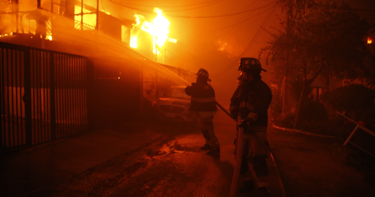 imágenes incendios valparaíso