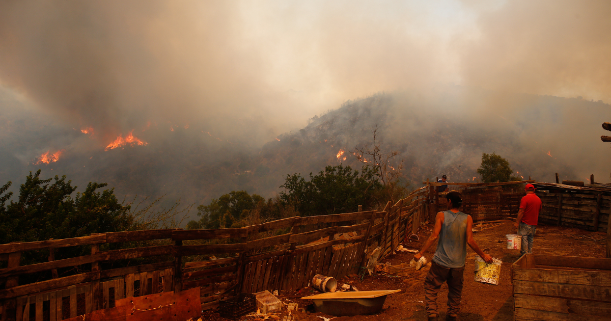 Confirman muerte de voluntario durante combate a incendio forestal en Quilpué