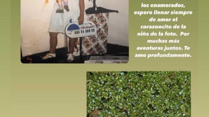 Jhendelyn Núñez compartió romántica publicación con su pareja