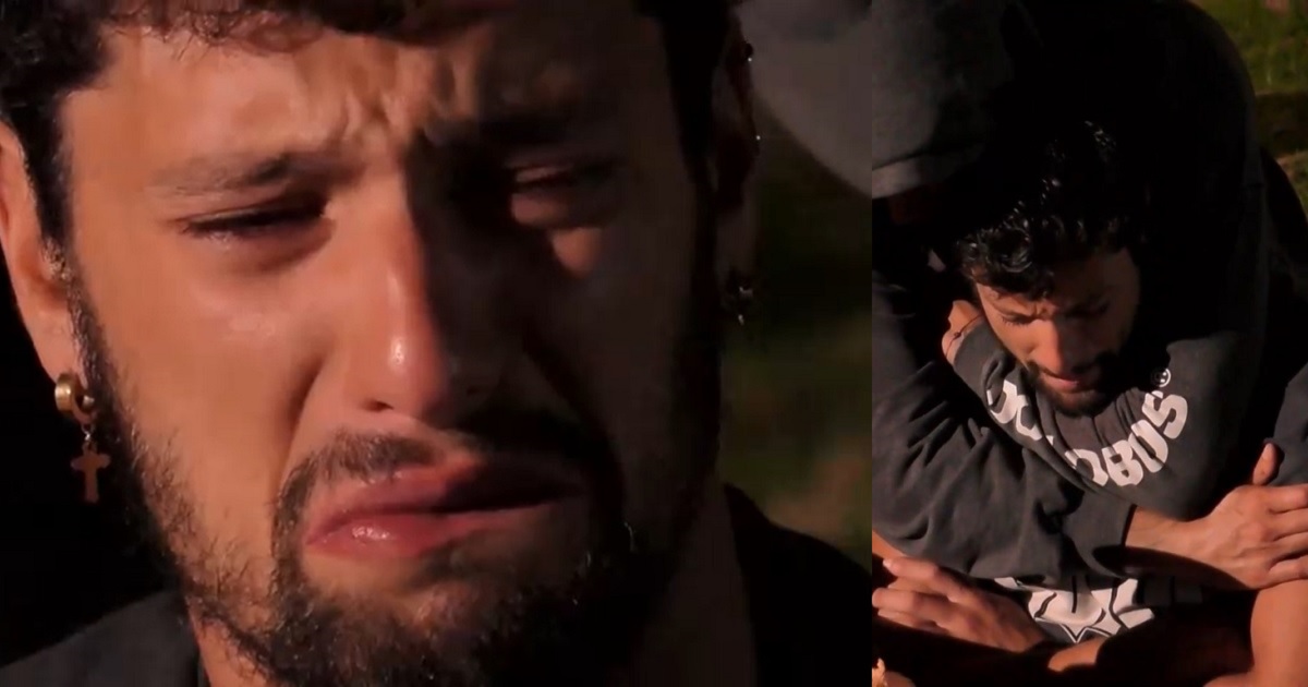 El desconsolado llanto de Jhonatan Mujica tras eliminar a Guarén en Tierra Brava