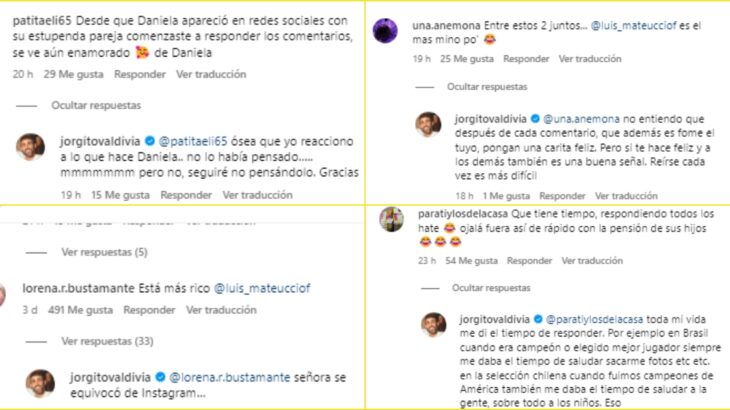 Jorge Valdivia responde a haters en Instagram