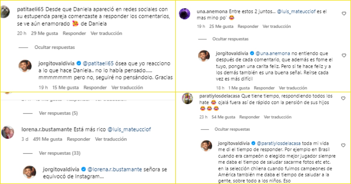 Jorge Valdivia responde a haters en Instagram