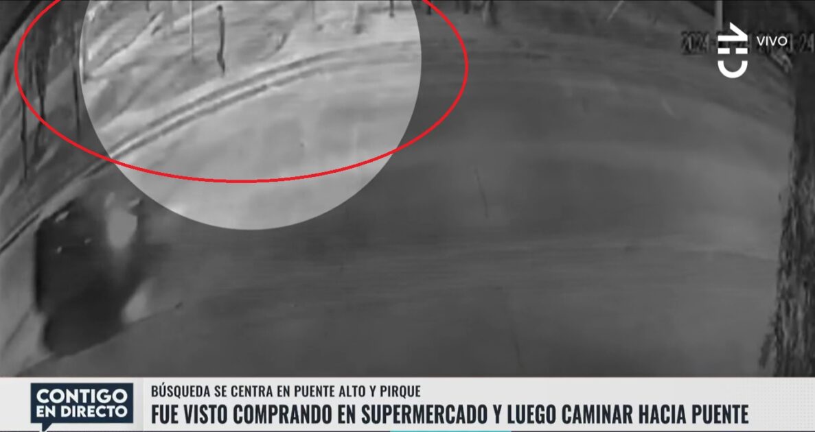 Último registro de Matías Torres, joven desaparecido en Puente Alto