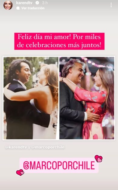 Karen Doggenweiler dedicó tiernas palabras a Marco Enríquez-Ominami