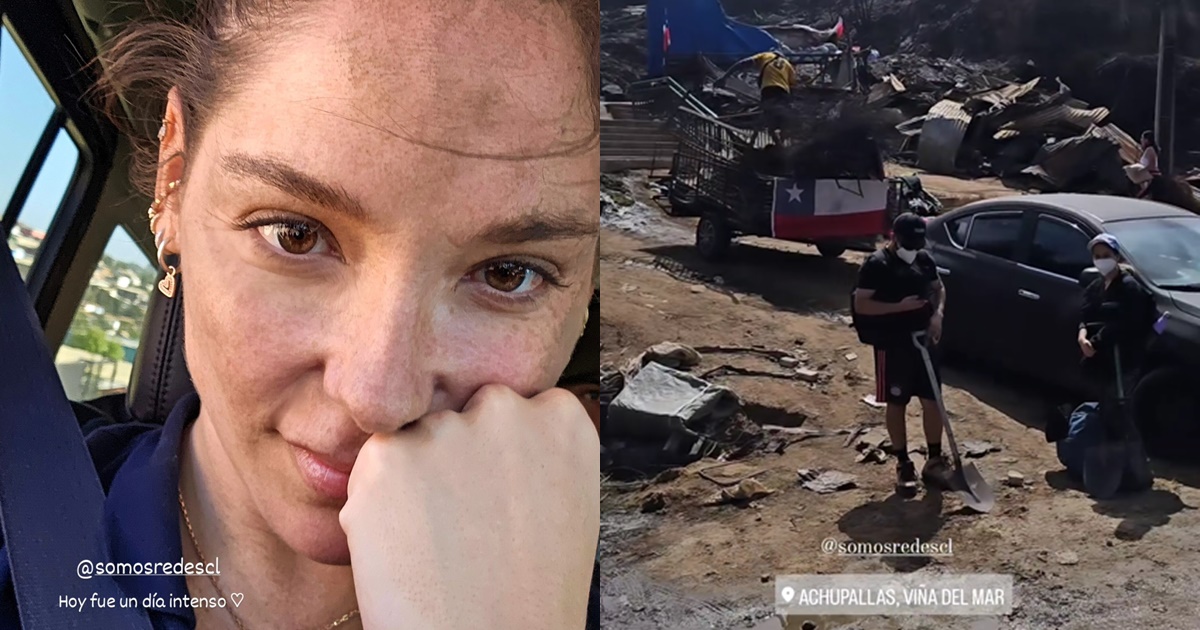 Kel Calderón mostró sitios afectados por incendios en Valparaíso y pidió ayuda: "Esto será largo"