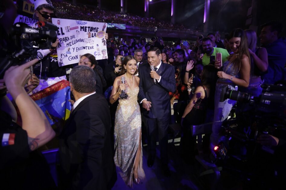 María Luisa Godoy cautivó con vestido con cortes noventeros en noche 4 de Viña 2024
