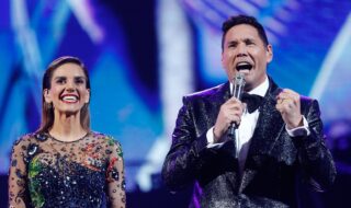 Viña 2024: María Luisa Godoy se lució con impactante vestido y Francisco Saavedra apostó por innovador look