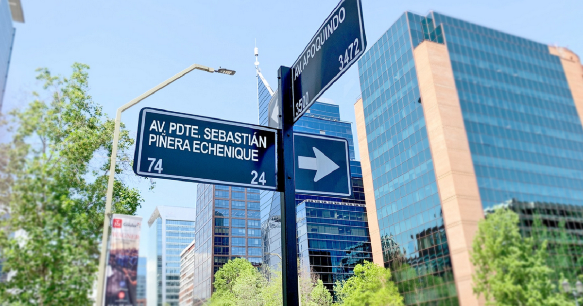 60% de los vecinos de Las Condes apoyan creación de la avenida Presidente Sebastián Piñera Echenique