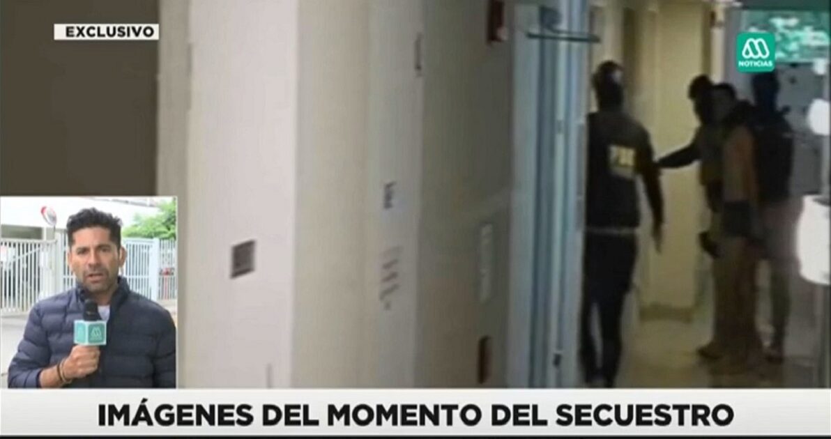 Impactantes imágenes revelan el momento exacto cuando exmilitar venezolano es secuestrado en Chile