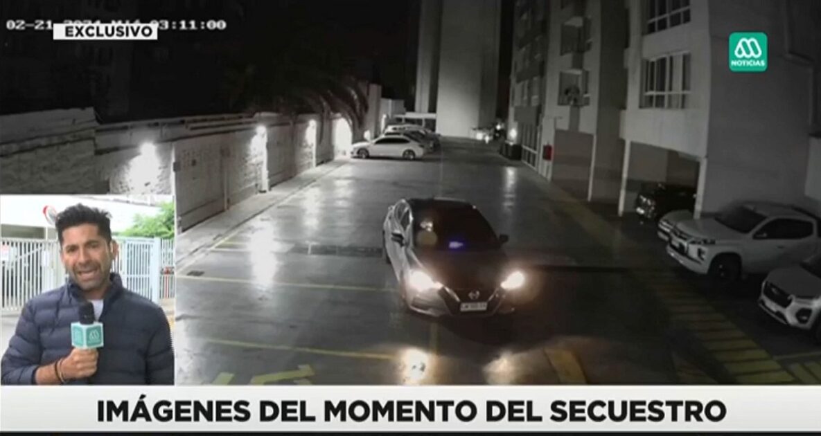 Impactantes imágenes revelan el momento exacto cuando exmilitar venezolano es secuestrado en Chile