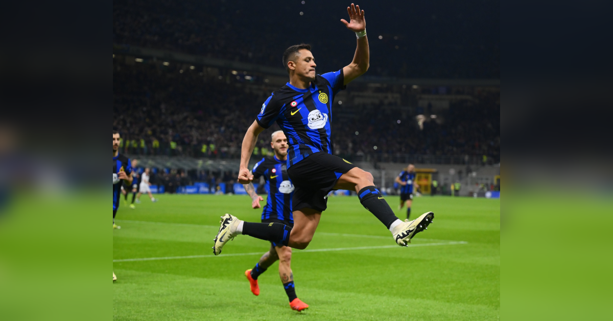 En solo 7 minutos: un intratable Alexis Sánchez se luce con gol y asistencia en triunfo del Inter