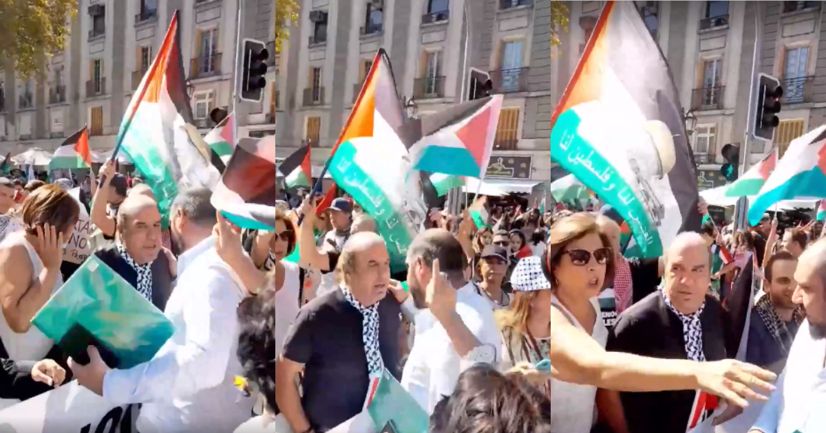 “¡Usted no es de acá!”: manifestantes expulsaron a Checho Hirane de marcha en apoyo a Palestina