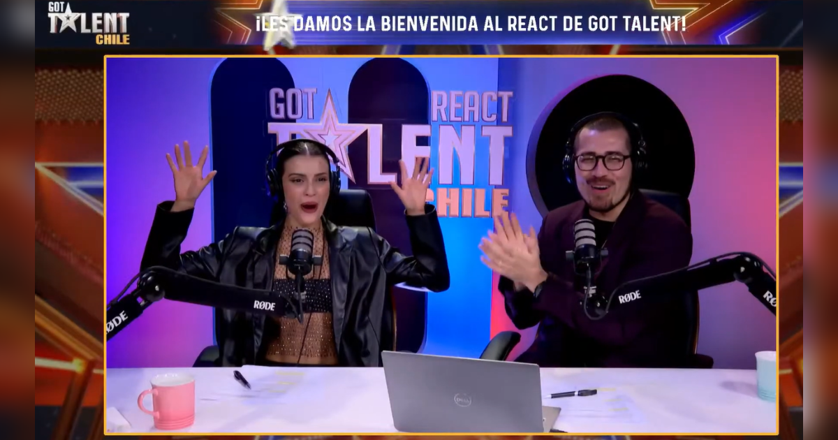 Las reacciones que dejó debut de Constanza Capelli en React de Got Talent Chile: "Tremenda dupla"