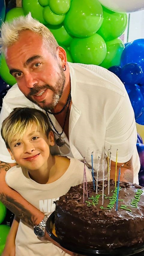 Francisco Kaminski mostró cumpleaños de su hijo Mariano