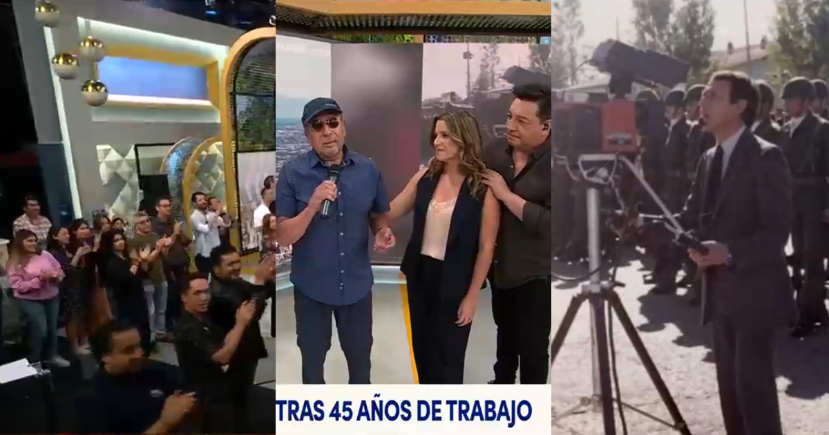 Histórico camarógrafo se despidió de CHV: 'JC' Rodríguez y Roberto Cox se quebraron