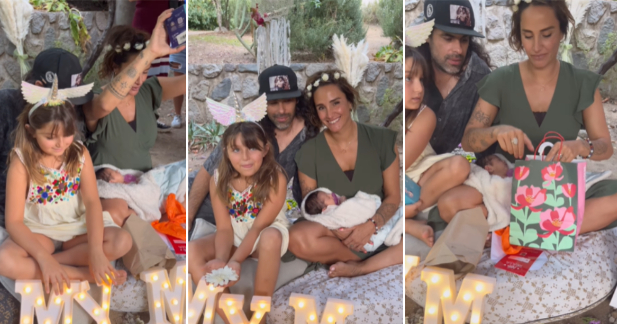 Isidora Urrejola compartió especial celebración por el nacimiento de su hija Maia: “Realmente mágico”