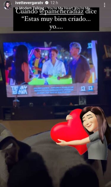 Ivette Vergara reaccionó a comentario que Pamela Díaz hizo de Nico Solabarrieta en Tierra Brava