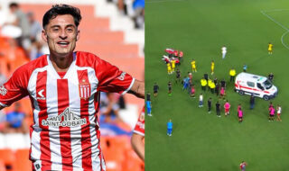 Jugador chileno, Javier Altamirano, convulsionó en duelo entre Estudiantes y Boca: partido fue suspendido