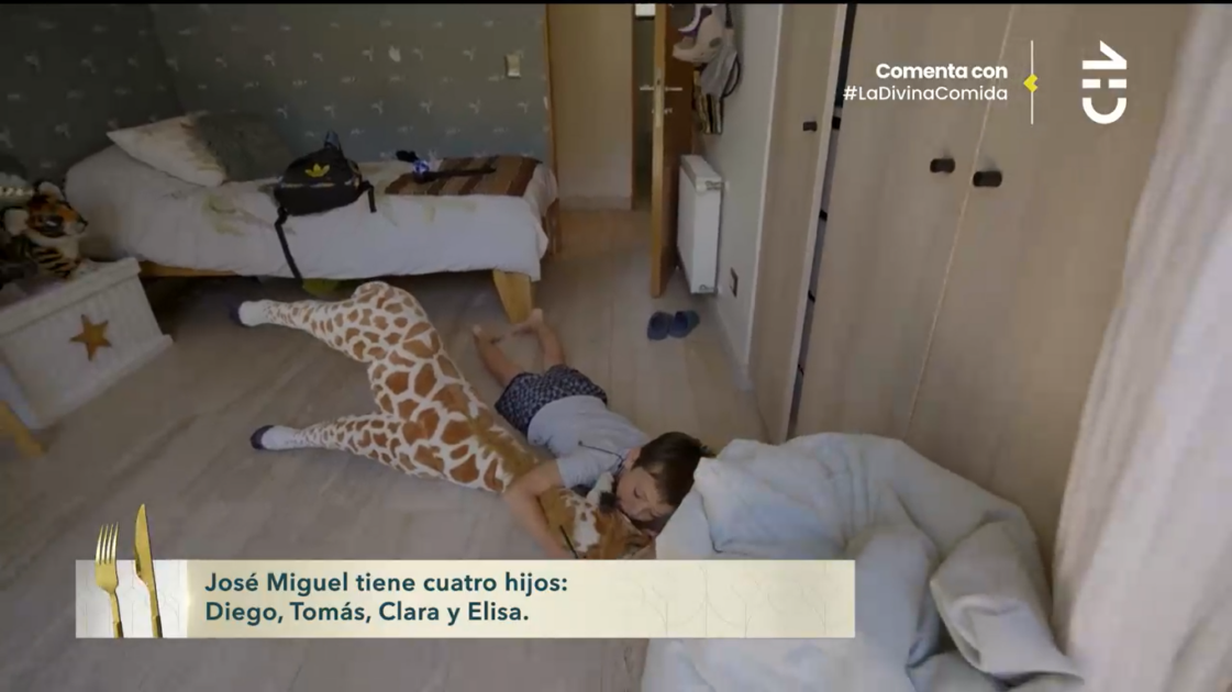 José Miguel Viñuela mostró lo grande que están sus hijos en La Divina comida