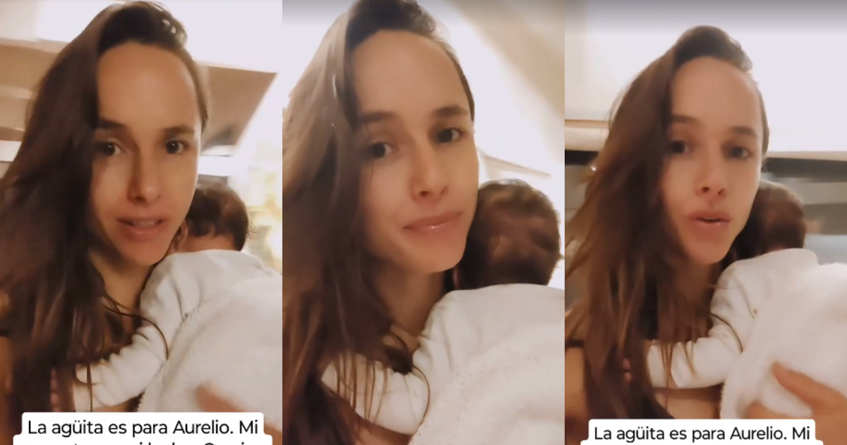 Juanita Ringeling respondió a críticas por darle agua de hierba a su hijo: ¿Es recomendable?