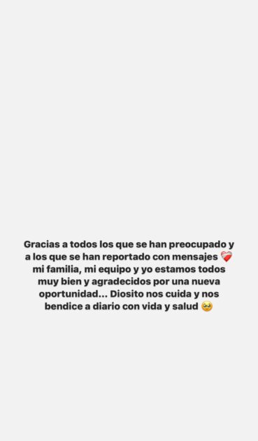 Mensaje de Karol G tras aterrizaje de emergencia