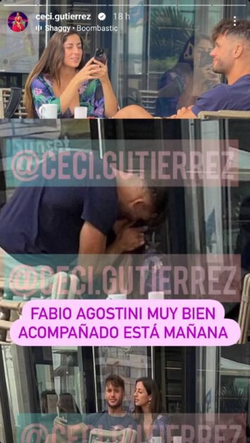 mujer captada con Fabio Agostini en Viña