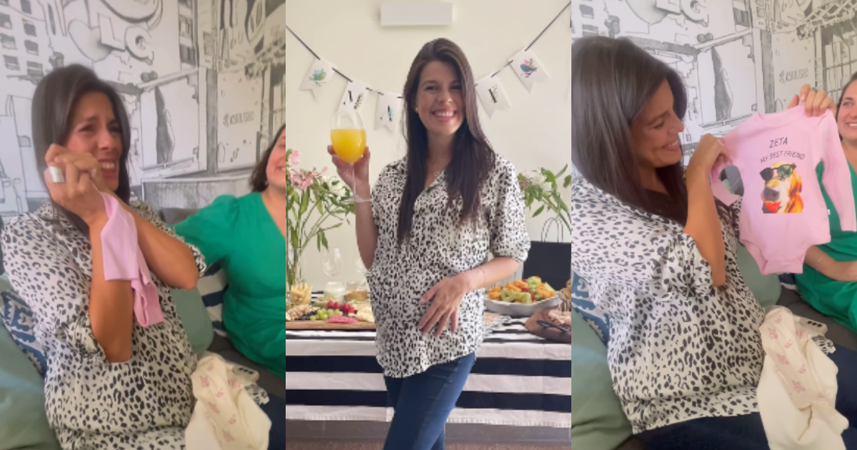 Natalia López compartió especial video del primer baby shower de su bebé: “No podemos más de amor”