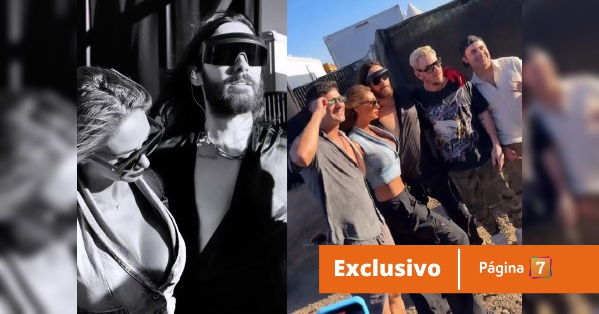 Pamela Díaz y su encuentro con Jared Leto en Lollapalooza Chile