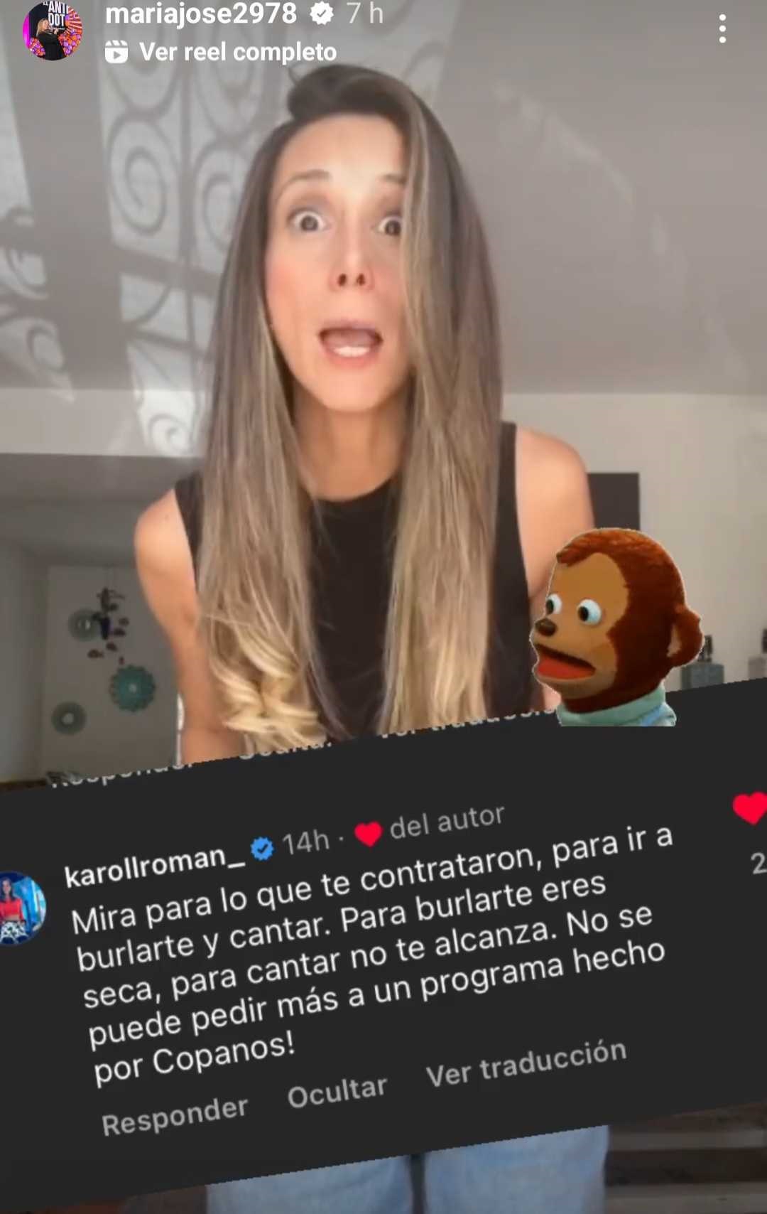 Karoll Román, polola de Pablo Herrera, reaccionó a parodia en El Antídoto