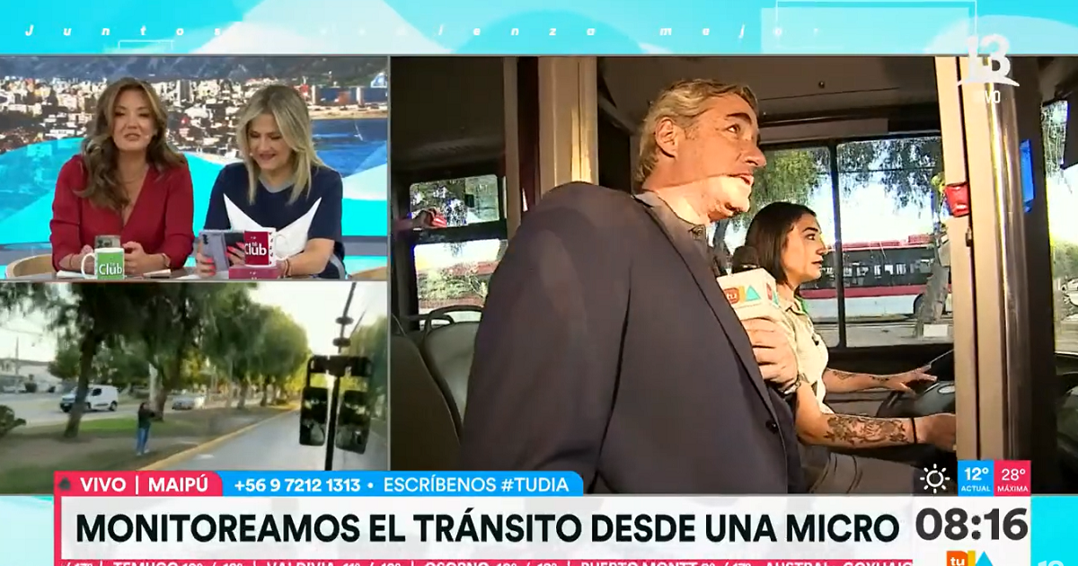 Repenning vivió emotivo móvil con madre chofer de micro: 