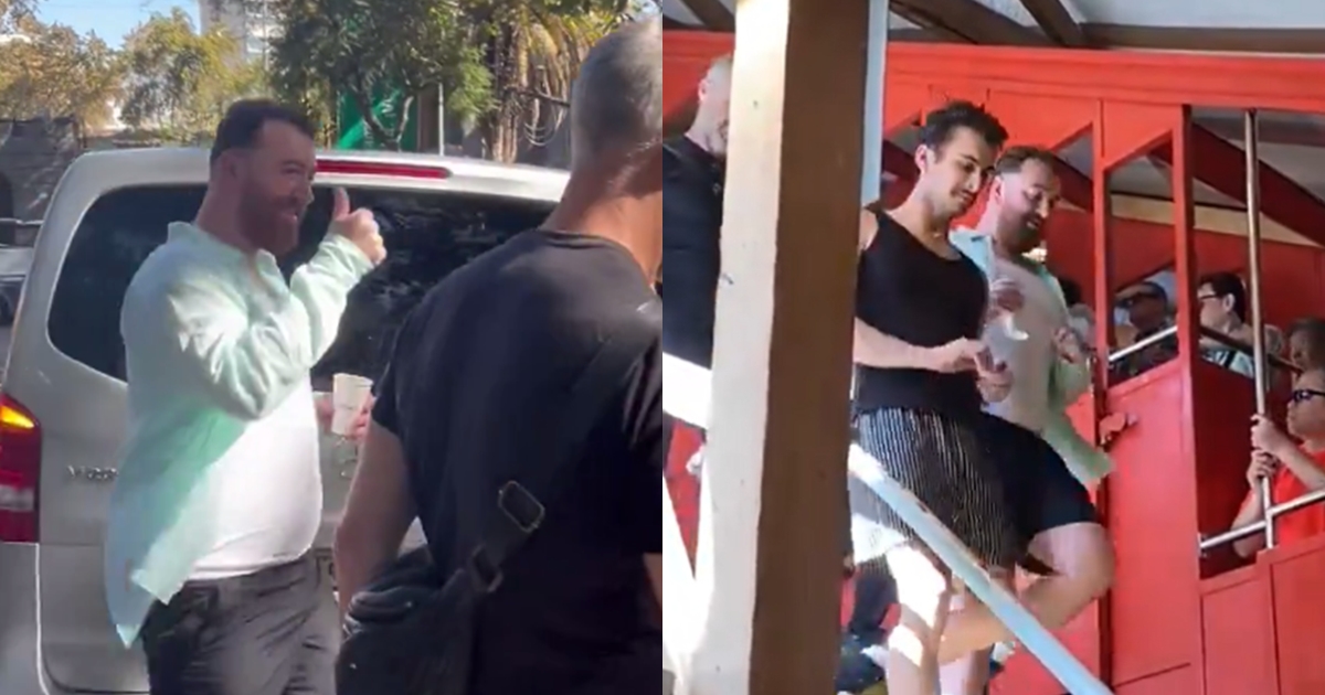 Captan a Sam Smith paseando en Cerro San Cristóbal tras éxito en Lollapalooza Chile: saludó a fans