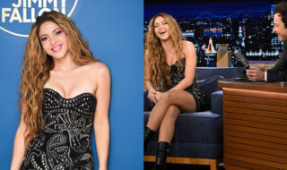 Shakira en The Tonight Show hablando de su nuevo álbum