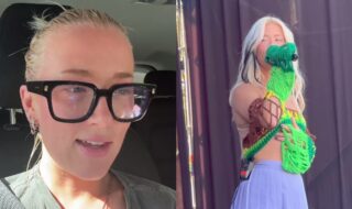 Vesta Lugg enfrentó críticas por detalle de su look en Lollapalooza