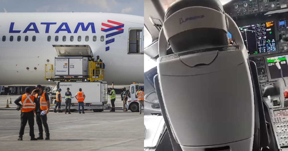 Revelan causa de incidente en vuelo Latam: azafata habría empujado a piloto contra los controles