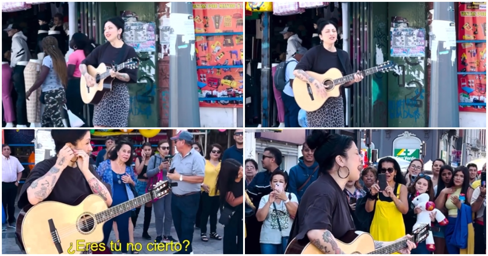 Mon Laferte sorprende cantando en calle de Antofagasta