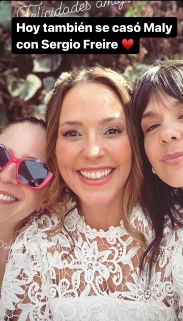 Sergio Freire y Maly Jorquera contrajeron matrimonio: revelan registros de la íntima ceremonia